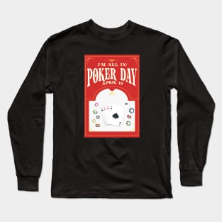 Poker Day - All in Long Sleeve T-Shirt